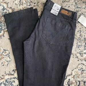 Volcom denim skinny jeans women size 9 new with tags black